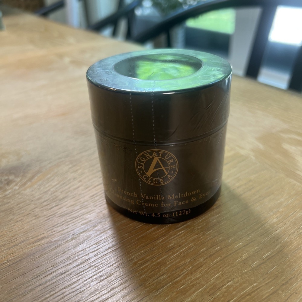 Signature‎ Club A French Vanilla Meltdown Cleansing Creme Face Eyes 4.5 oz NEW